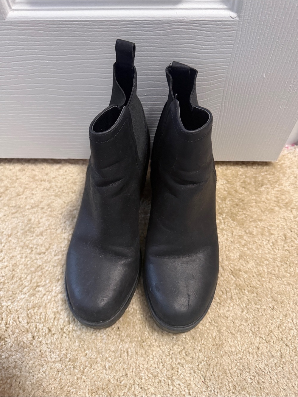 x-appeal Black Chelsea Ankle Boots